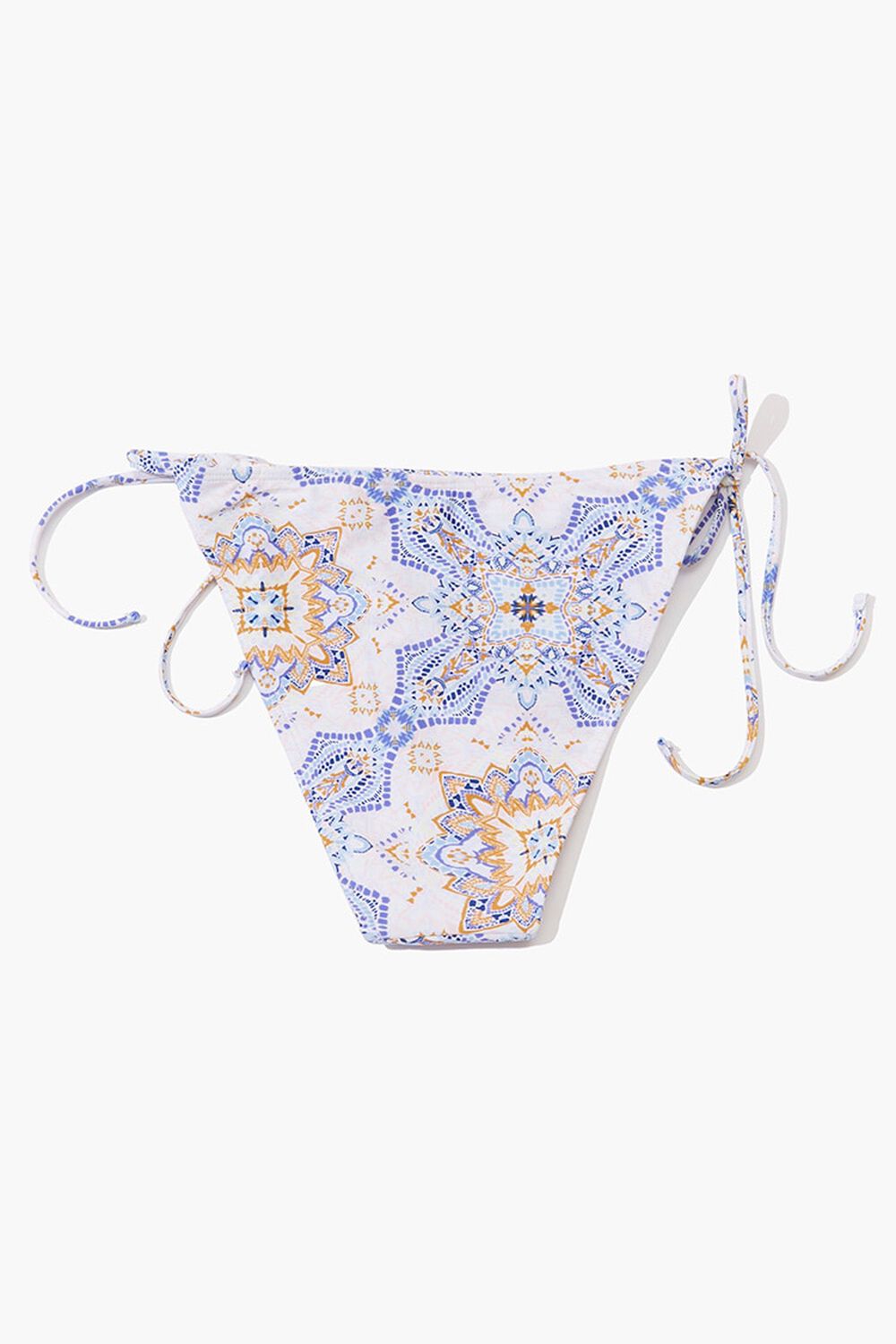 BLUE/MULTI Paisley String Bikini Bottoms, image 2