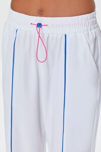 WHITE Active Toggle Drawstring Pants, image 6