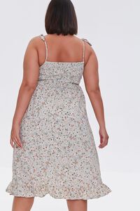 SAGE/MULTI Plus Size Floral Print Dress, image 3