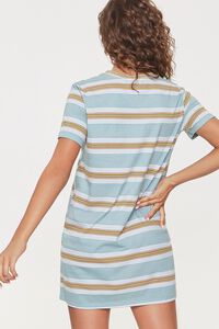 Striped Crew T-Shirt Dress, image 3