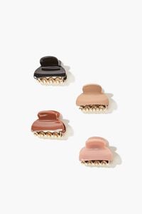 BROWN/MULTI Assorted Hair Claw Clip Set, image 1