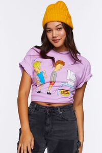 PINK/MULTI Beavis and Butt-Head Graphic Tee, image 1