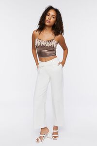 GOAT Satin Lace-Up Cropped Cami, image 4