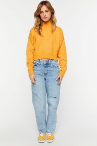 ORANGE Drop-Sleeve Turtleneck Sweater, image 4