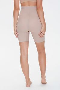 TAUPE Seamless High-Rise Shorts, image 4