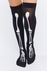 Skeleton Over-the-Knee Socks, image 5
