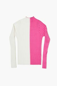 CREAM/AZALEA Girls Colorblock Sweater (Kids), image 1