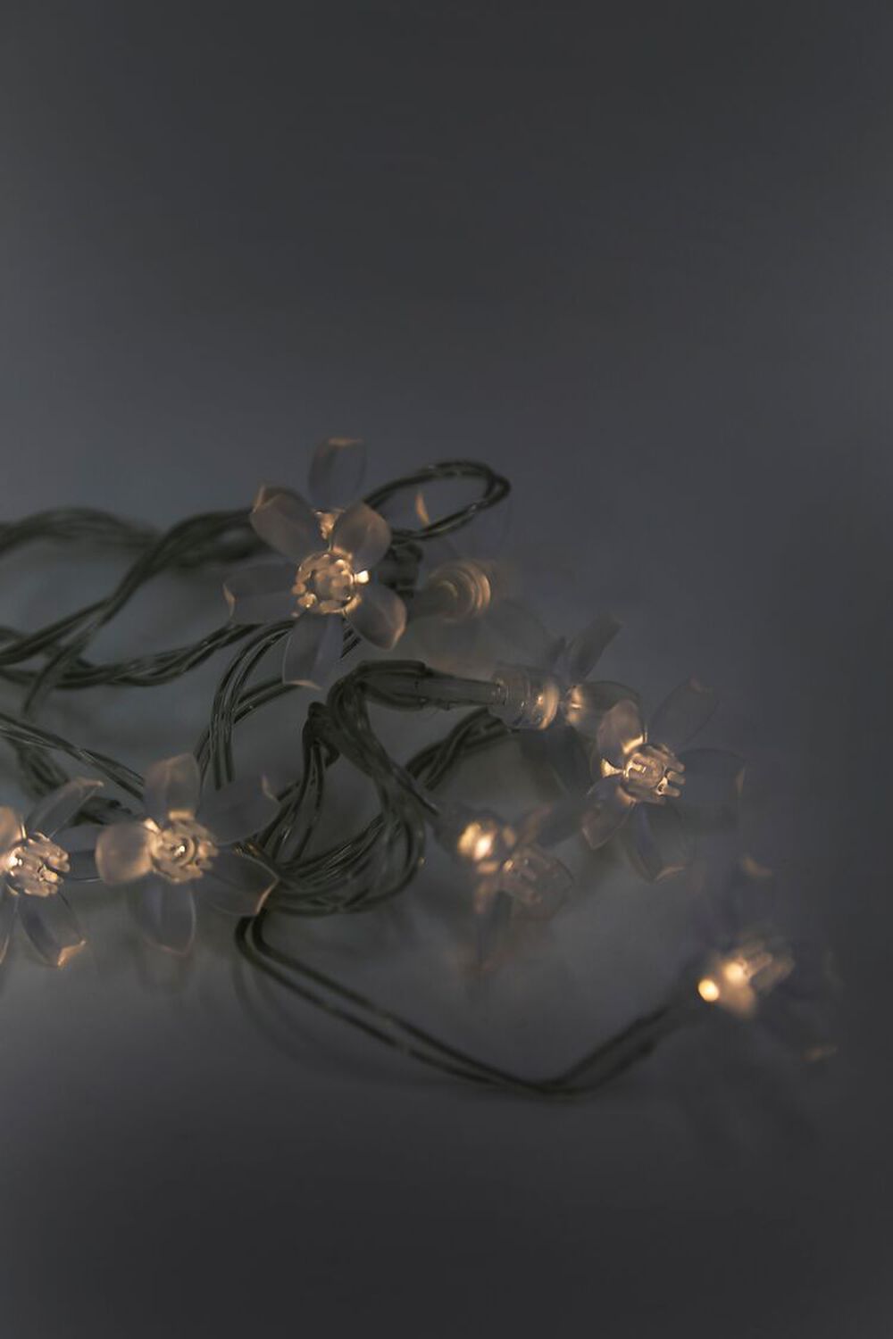 WHITE/MULTI Floral Twinkle String Lights, image 1