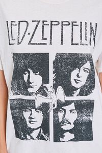 WHITE/BLACK Led-Zeppelin Graphic Tee, image 5