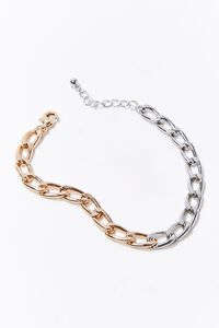 GOLD/SILVER Duo-Tone Chain Bracelet, image 2