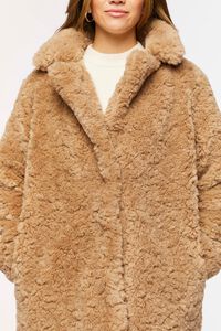TAN Plush Teddy Coat, image 5