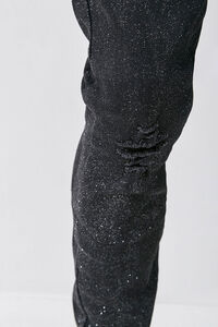 Metallic Glittered Skinny Jeans, image 6