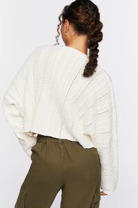 VANILLA Cable Knit Cardigan Sweater, image 3
