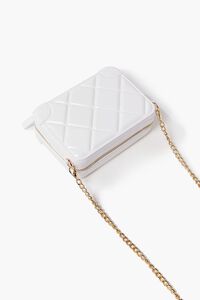 Quilted Vinyl Crossbody Bag, image 3