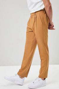 BROWN Pleated Tapered Pants, image 3