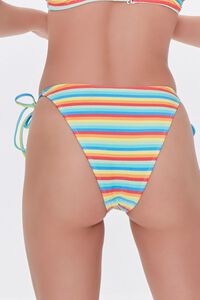 RAINBOW Rainbow-Striped Bikini Bottoms, image 4