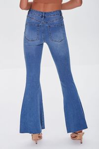 MEDIUM DENIM High-Rise Flare Jeans, image 4