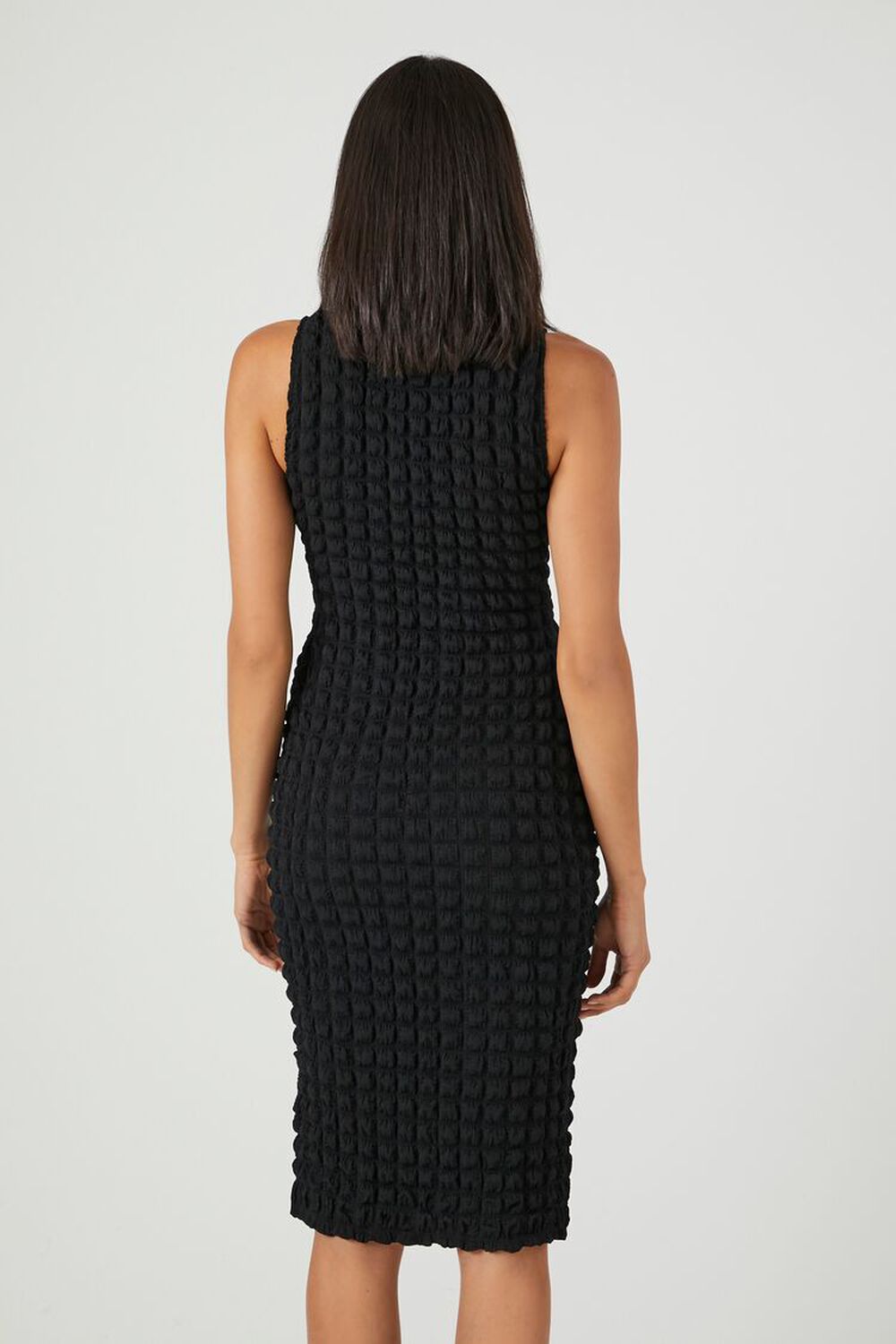 Quilted Bodycon Midi Dress, image 3