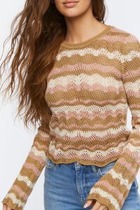 TOAST/MULTI Striped Crochet Sweater, image 6