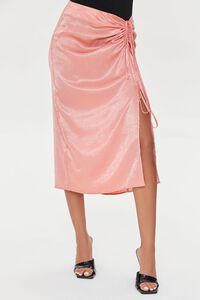 TIGERLILY Satin Ruched Skirt, image 2