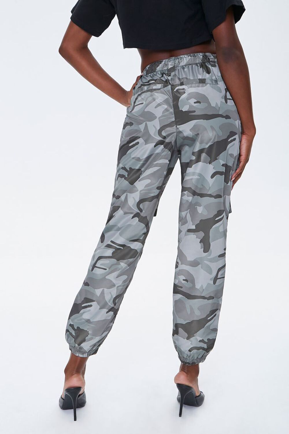 Camo Cargo Ankle Joggers