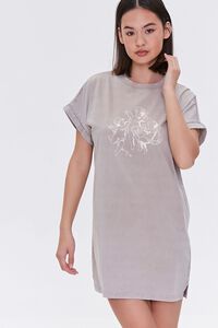 SAGE Angel Graphic T-Shirt Dress, image 1