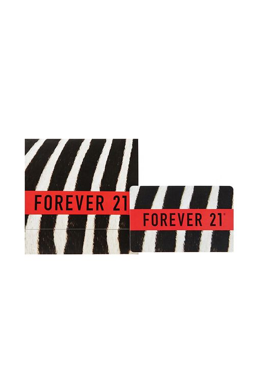ZEBRA/ORANGE Forever 21 Gift Card, image 2
