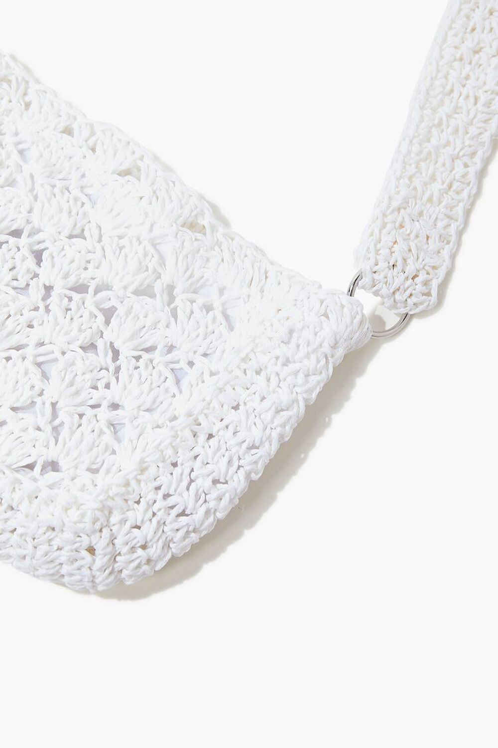 Crochet Baguette Shoulder Bag, image 3