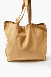 BEIGE/MULTI Organically Grown Cotton Daisy Tote Bag, image 3