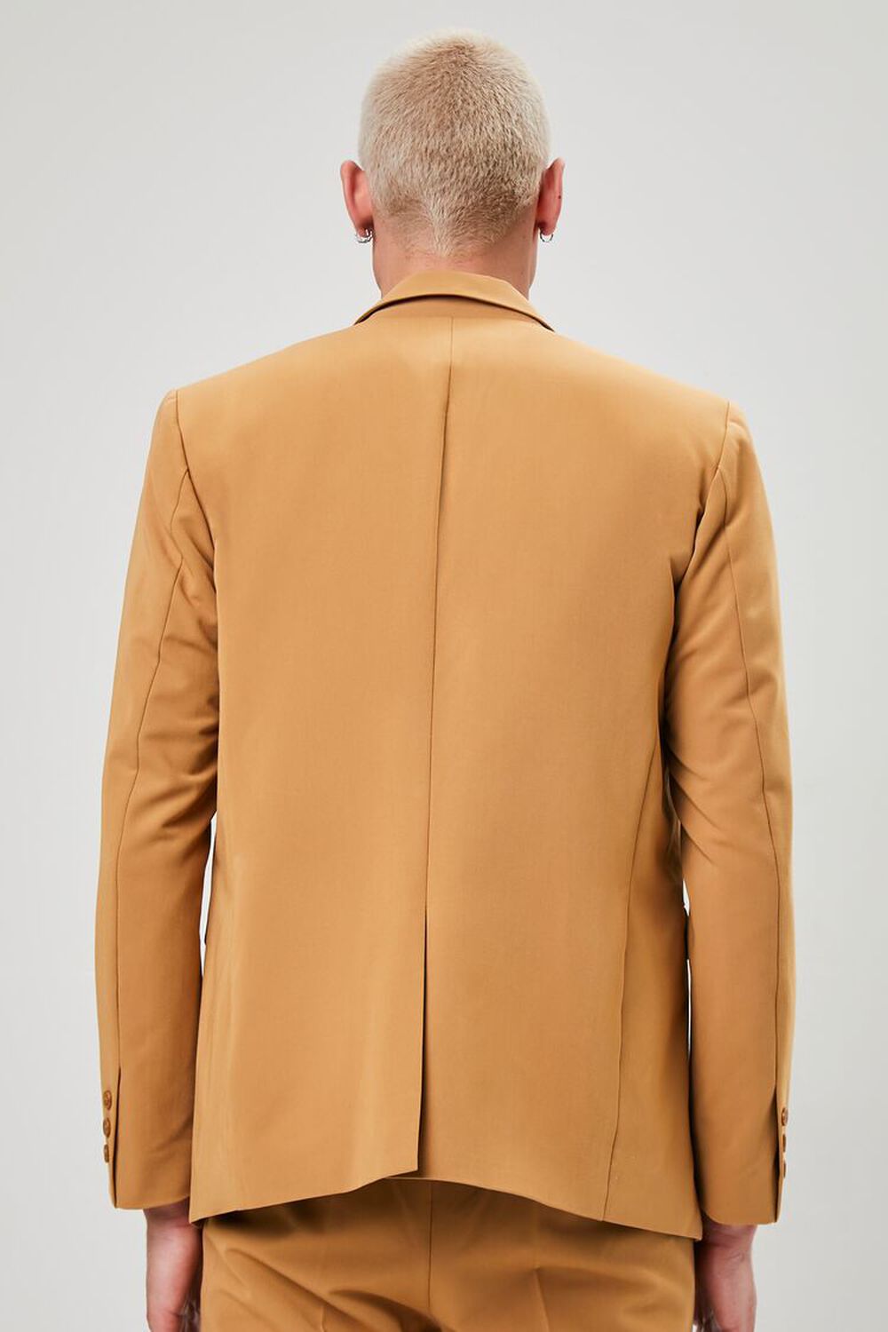 Notched Button-Front Blazer, image 3