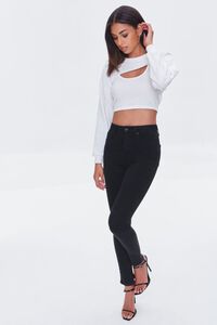 IVORY Combo Crop Top, image 4