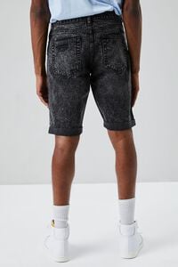 BLACK Organically Grown Cotton Denim Shorts, image 4