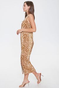 Tiger-Striped Midi Dress, image 2