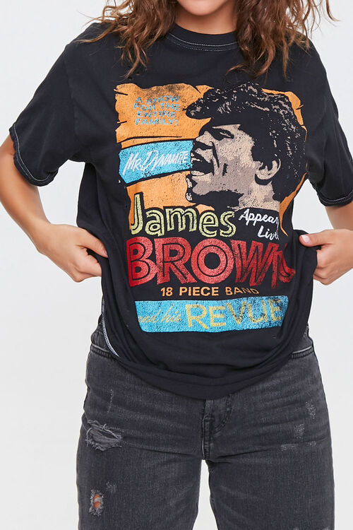 James Brown Distressed Concert T Shirt T-shirt graphique