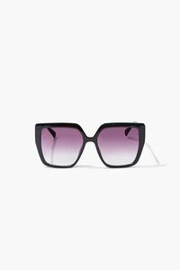 BLACK/BLACK Square Ombre Sunglasses, image 3