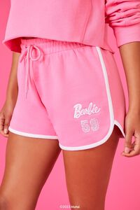 PINK/MULTI Barbie Rhinestone Ringer Shorts, image 6