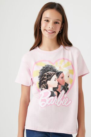 Forever21 Lettuce-Edge Barbie Tee ($15) ❤ liked on Polyvore featuring tops,  t-shirts, white crop tee, short sleeve gra…