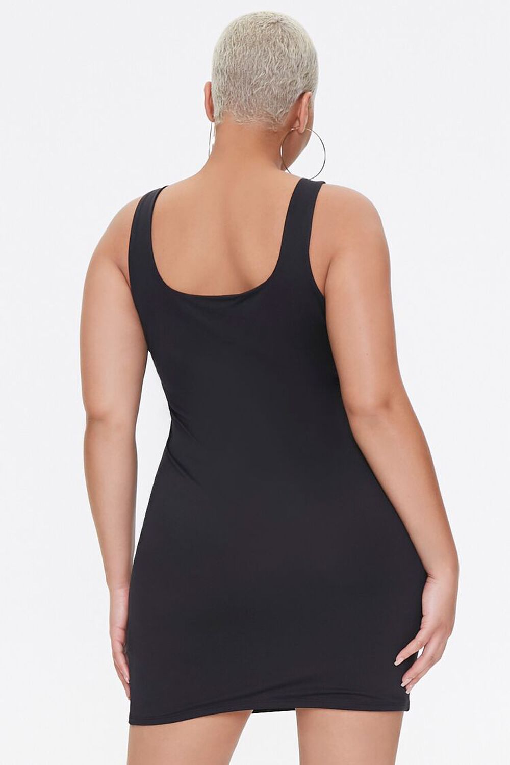 BLACK Plus Size Square-Neck Bodycon Dress, image 3