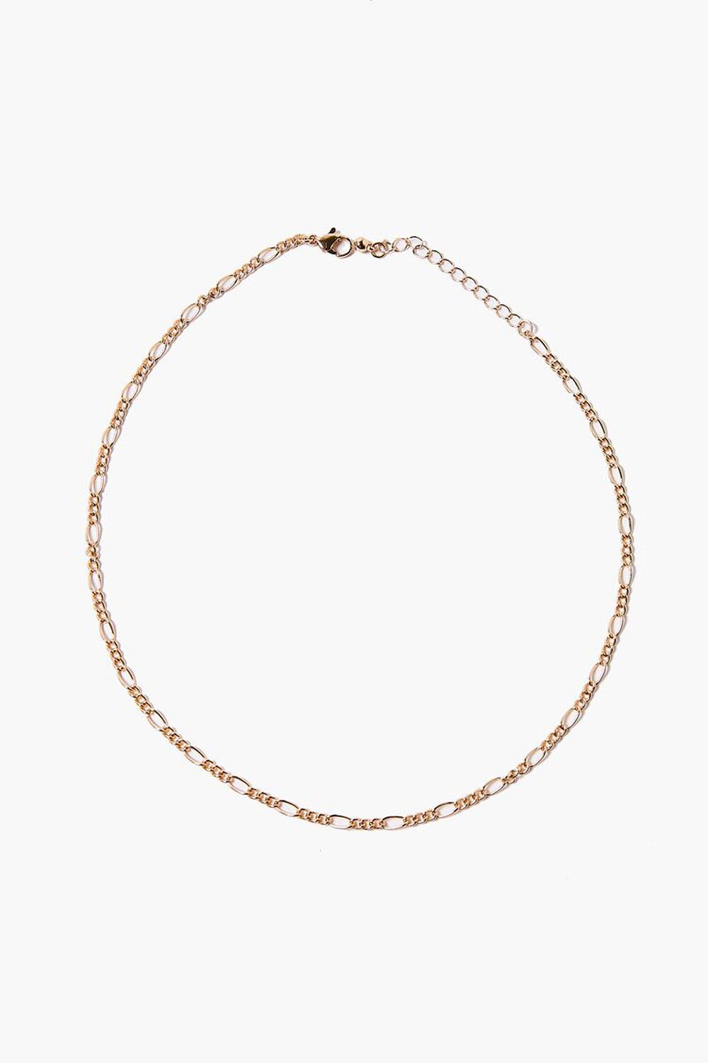 GOLD Curb Chain Necklace, image 1