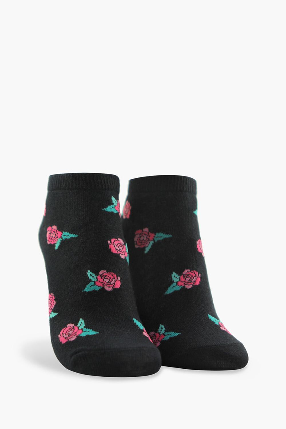 Rose Print Ankle Socks, image 1