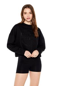 BLACK Montreal Leisure Club Embroidered Pullover, image 1
