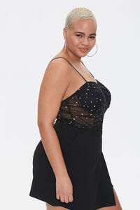 Plus Size Moon & Stars Cropped Cami, image 2