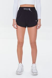 BLACK Active Release-Buckle Shorts, image 2