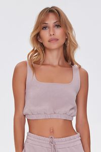 French Terry Crop Top, image 1