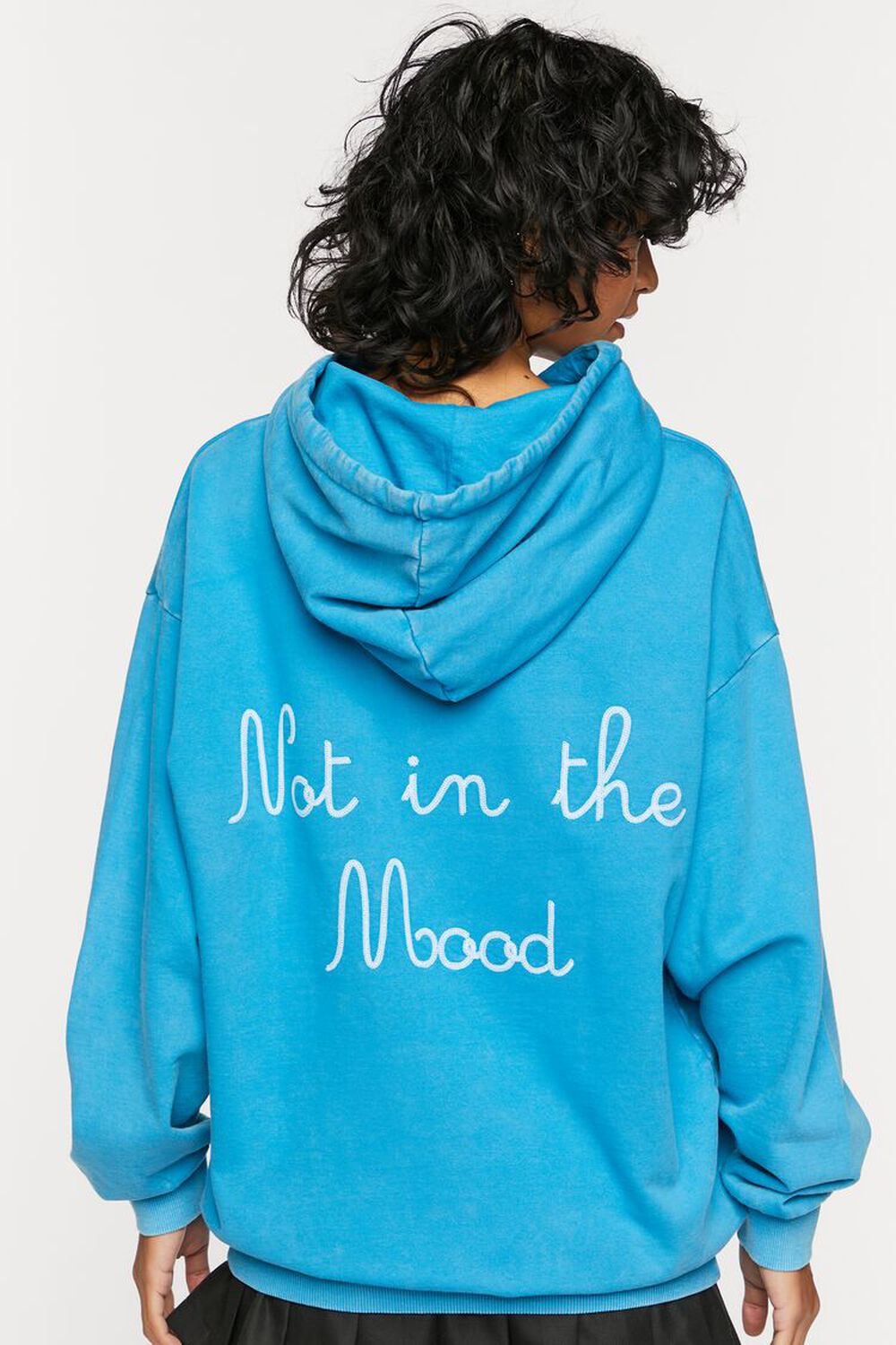 TEAL/MULTI Not In The Mood Graphic Hoodie, image 3