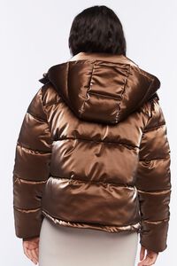 TURKISH COFFEE Quilted Puffer Jacket, image 3