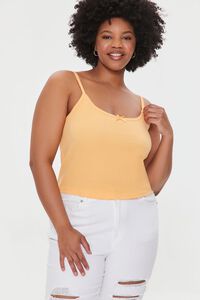 Plus Size Bow Cropped Cami, image 1