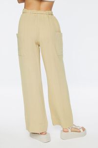 NATURAL Tassel Drawstring Pants, image 4