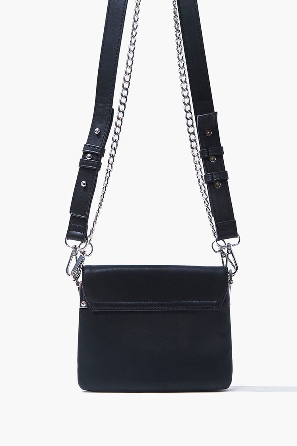 BLACK Curb Chain Crossbody Bag, image 3