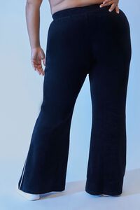 BLACK/MULTI Plus Size Velour FUBU Pants, image 4